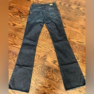 Paige Hidden Hills Bootcut Jeans Memphis Wash High Rise Stretch Denim Size 26